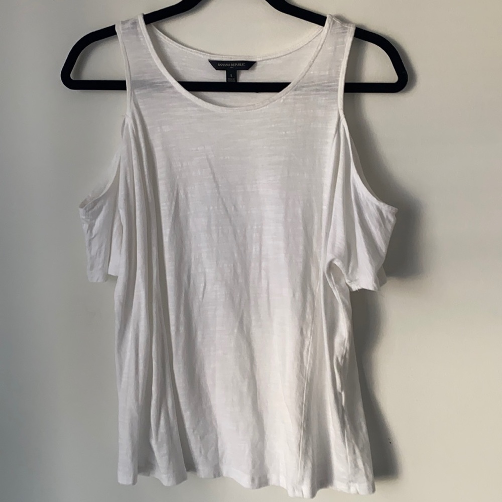 Banana republic cold shoulder top